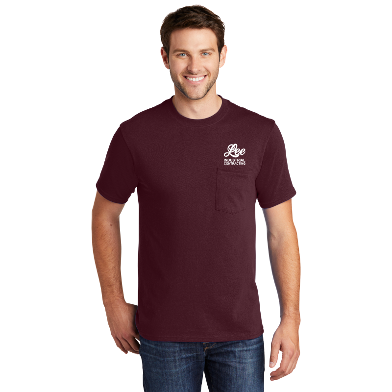 Port & Company® Core Cotton Pocket Tee - PC54P