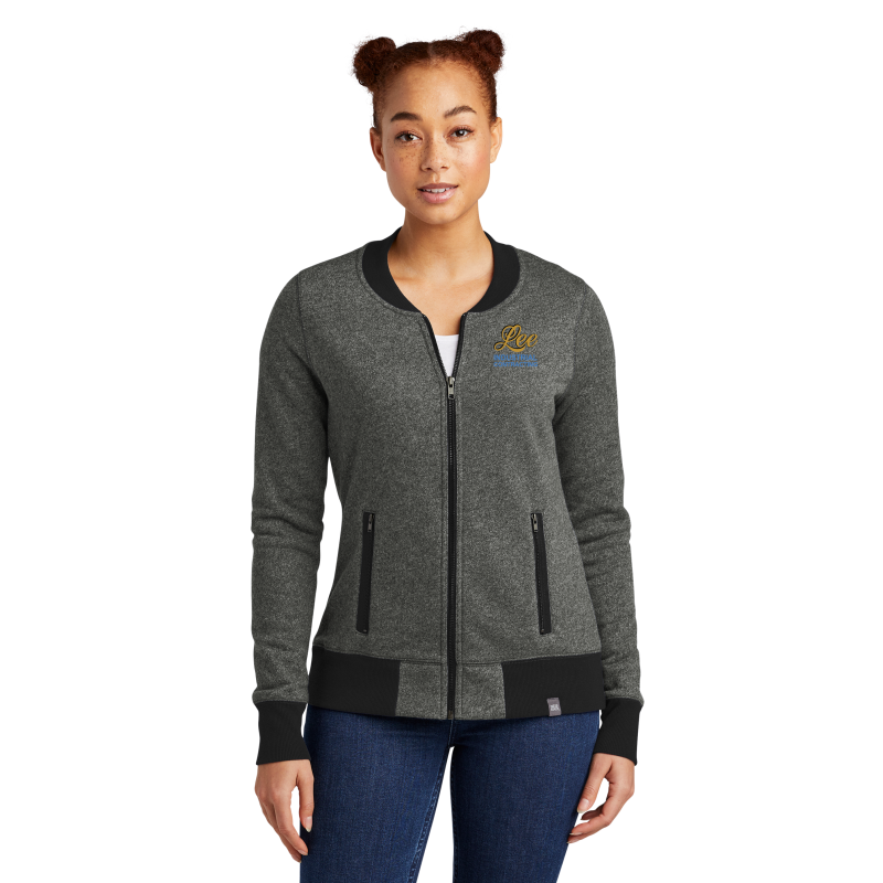New Era® Ladies French Terry Baseball Full-Zip - LNEA503