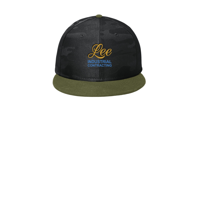 New Era ® Camo Flat Bill Snapback Cap - NE407