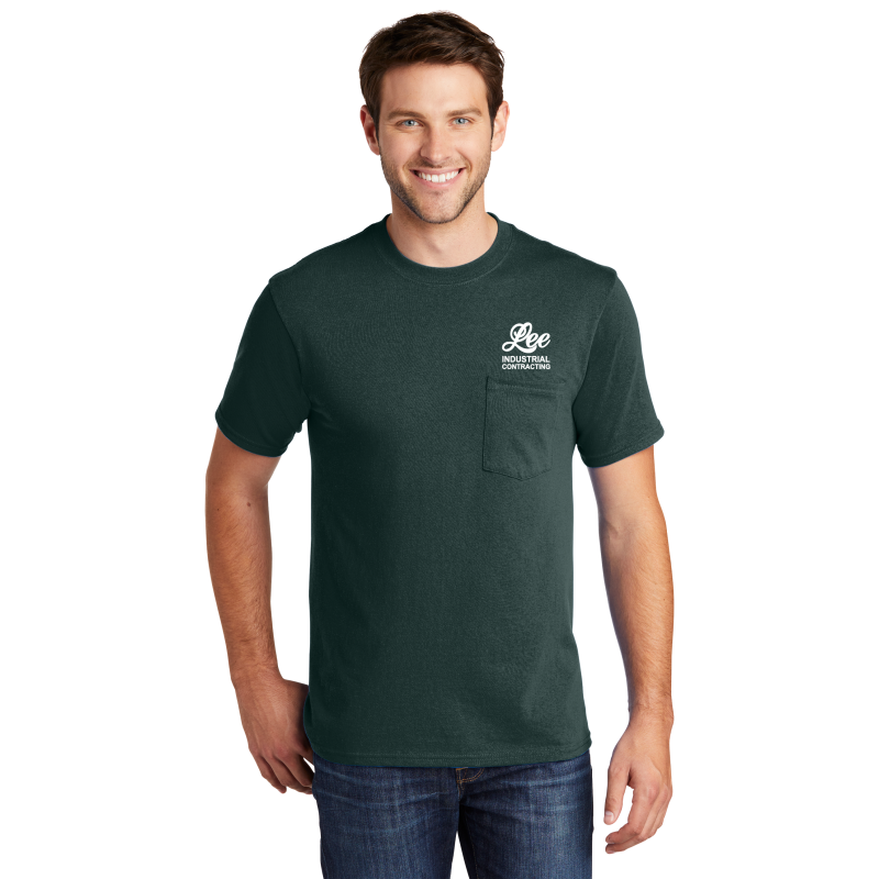 Port & Company® Core Cotton Pocket Tee - PC54P