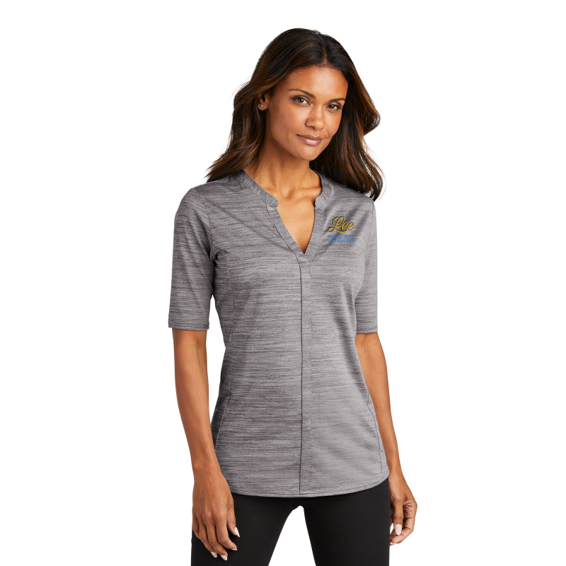 Port Authority ® Ladies Stretch Heather Open Neck Top - LK583