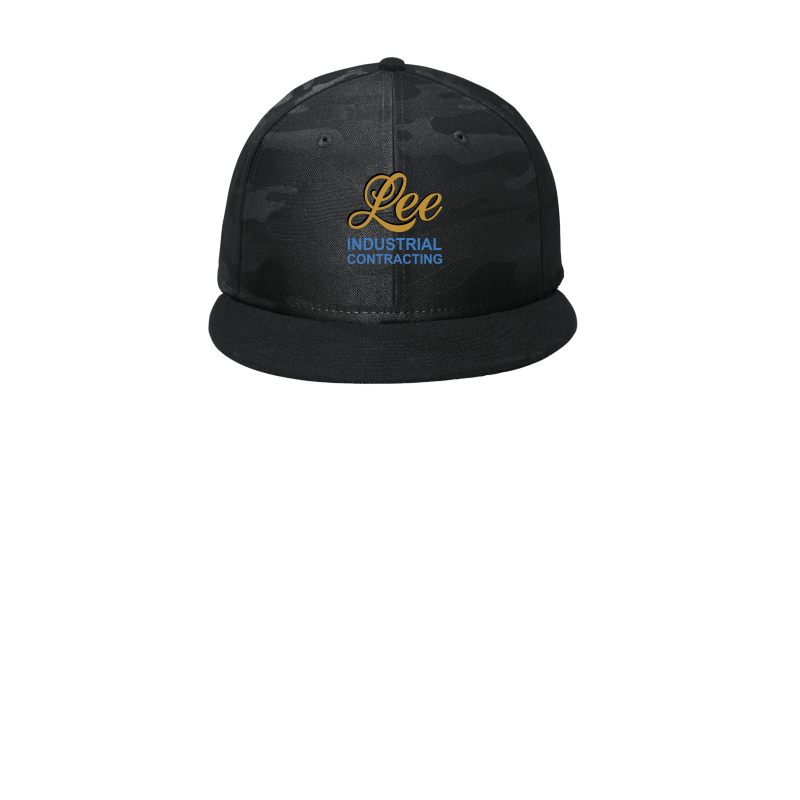 New Era ® Camo Flat Bill Snapback Cap - NE407