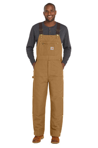 Carhartt® Firm Duck Insulated Bib Overalls - CT106676