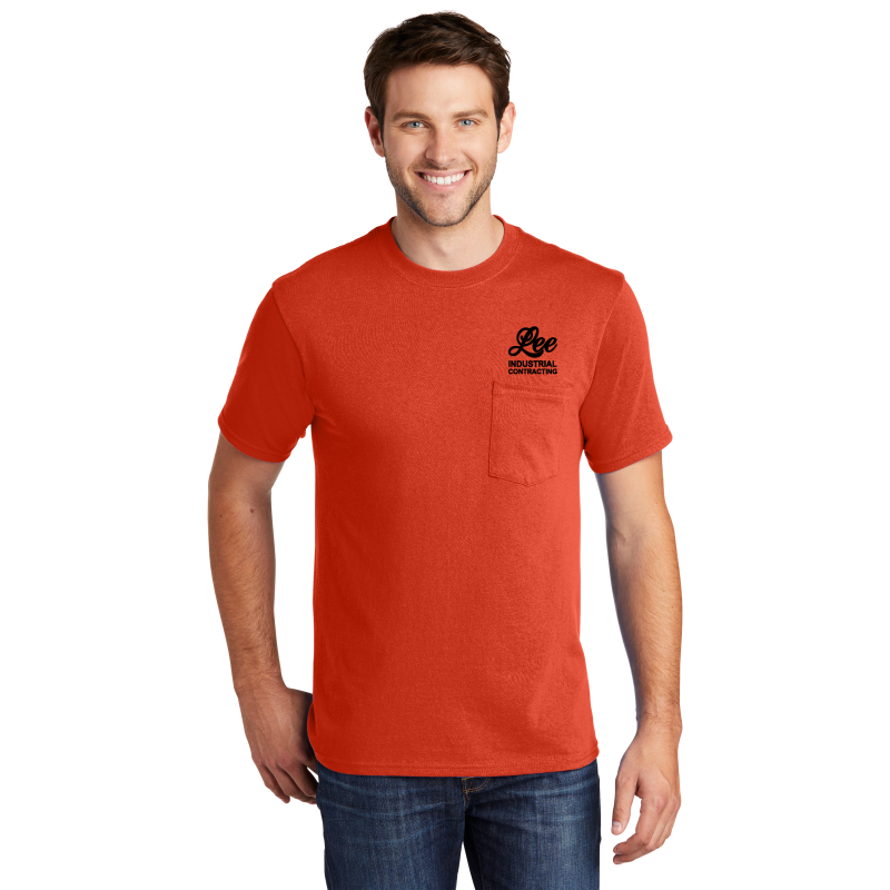 Port & Company® Core Cotton Pocket Tee - PC54P