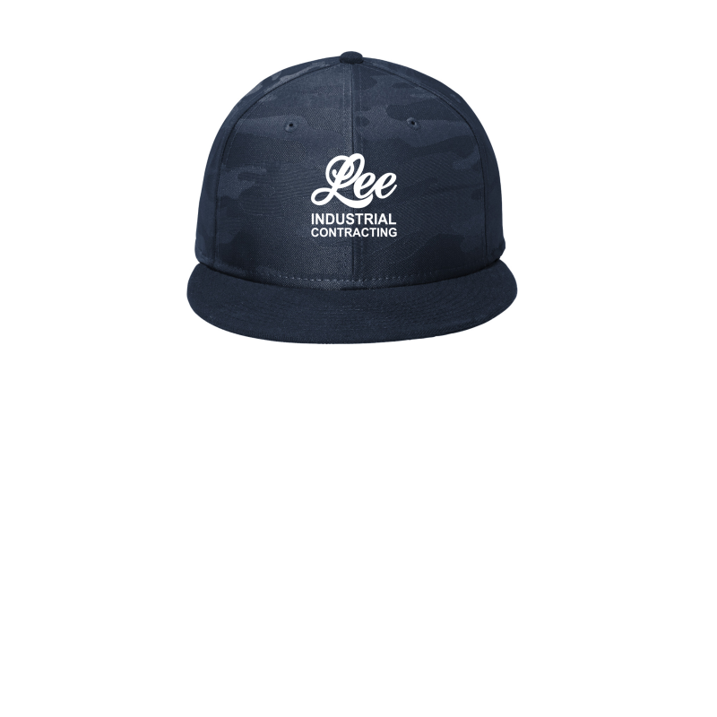 New Era ® Camo Flat Bill Snapback Cap - NE407