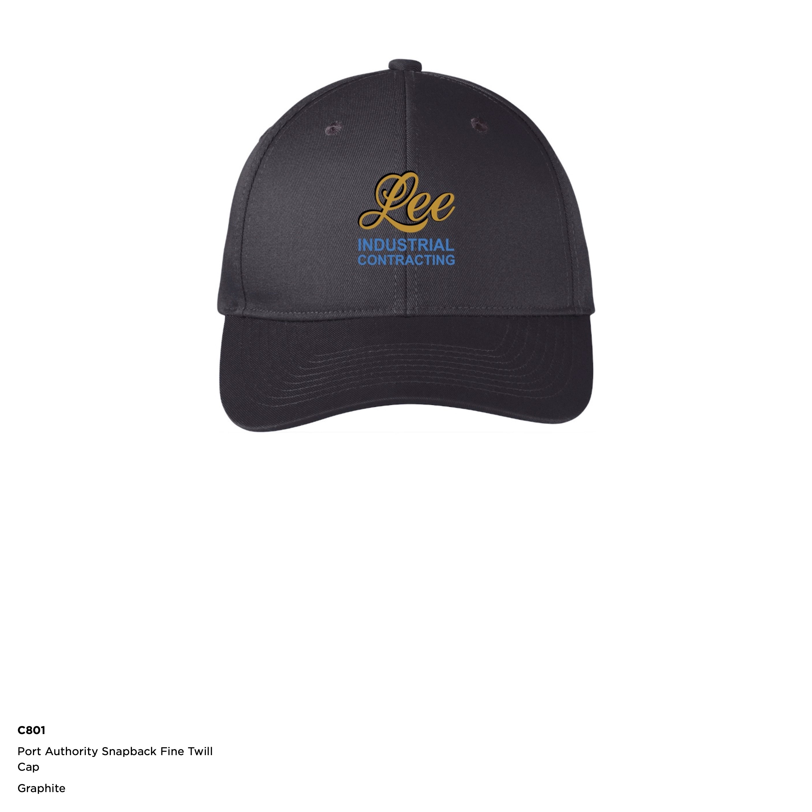 Port Authority ® Snapback Fine Twill Cap - C801