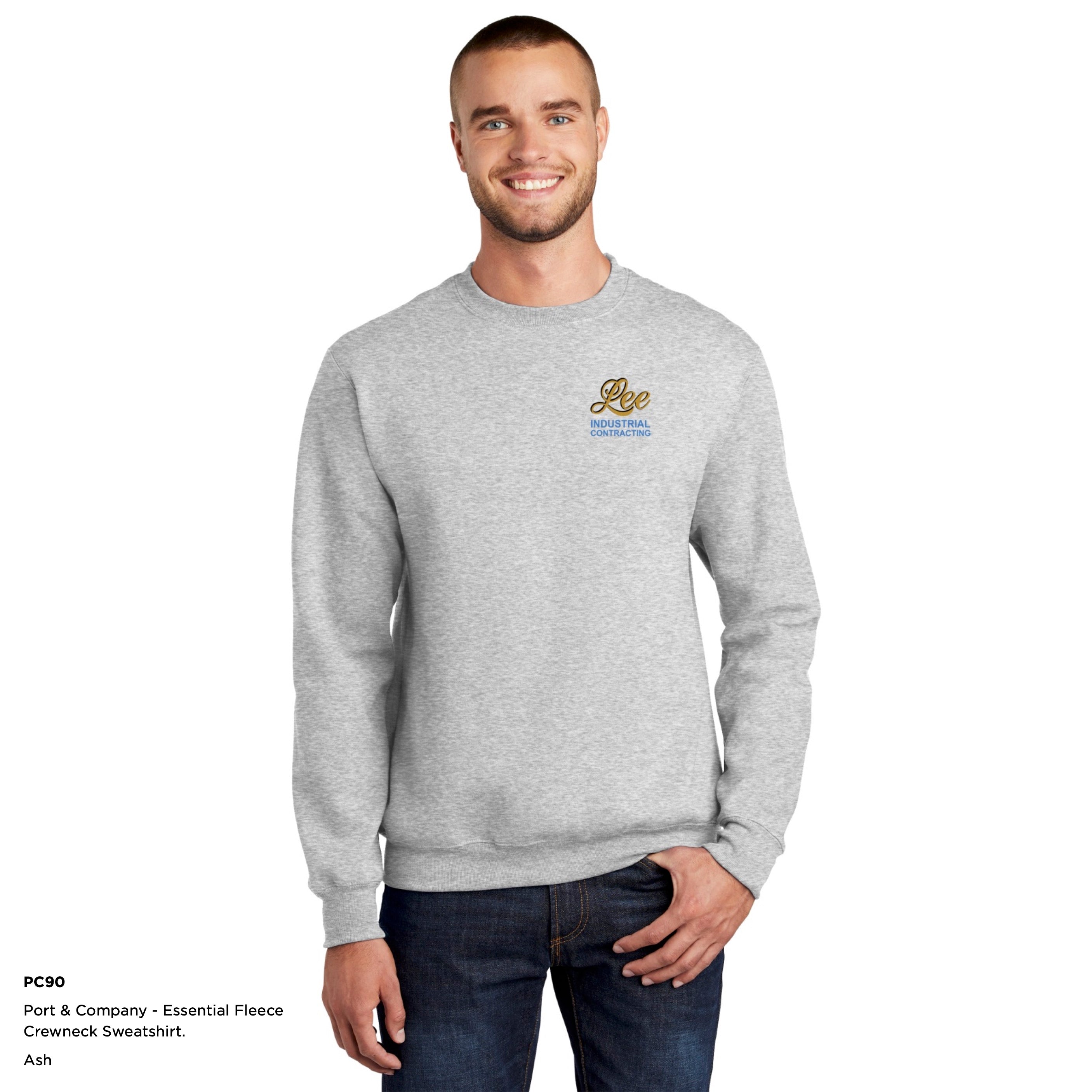 Port & Company® Essential Fleece Crewneck Sweatshirt - PC90