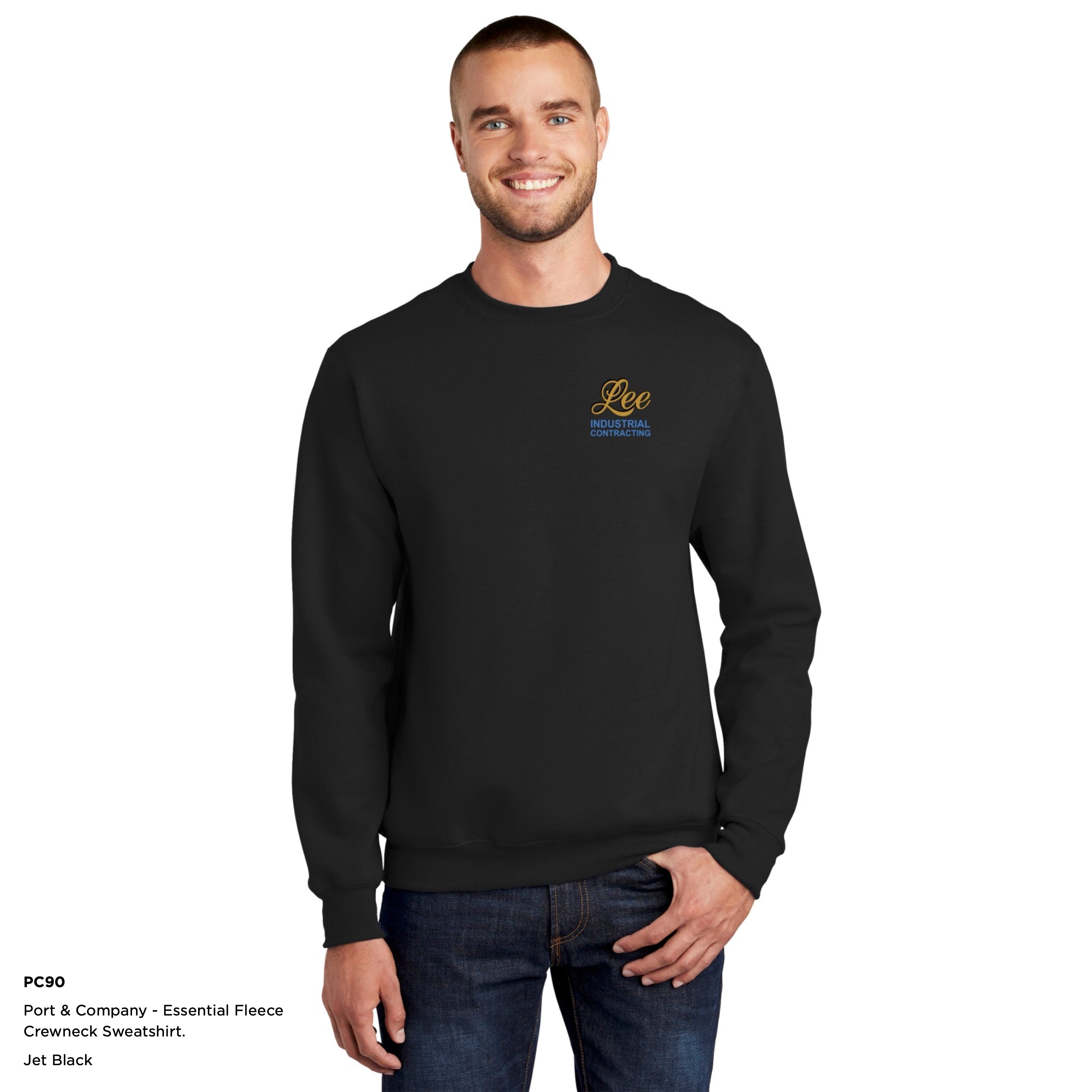 Port & Company® Essential Fleece Crewneck Sweatshirt - PC90
