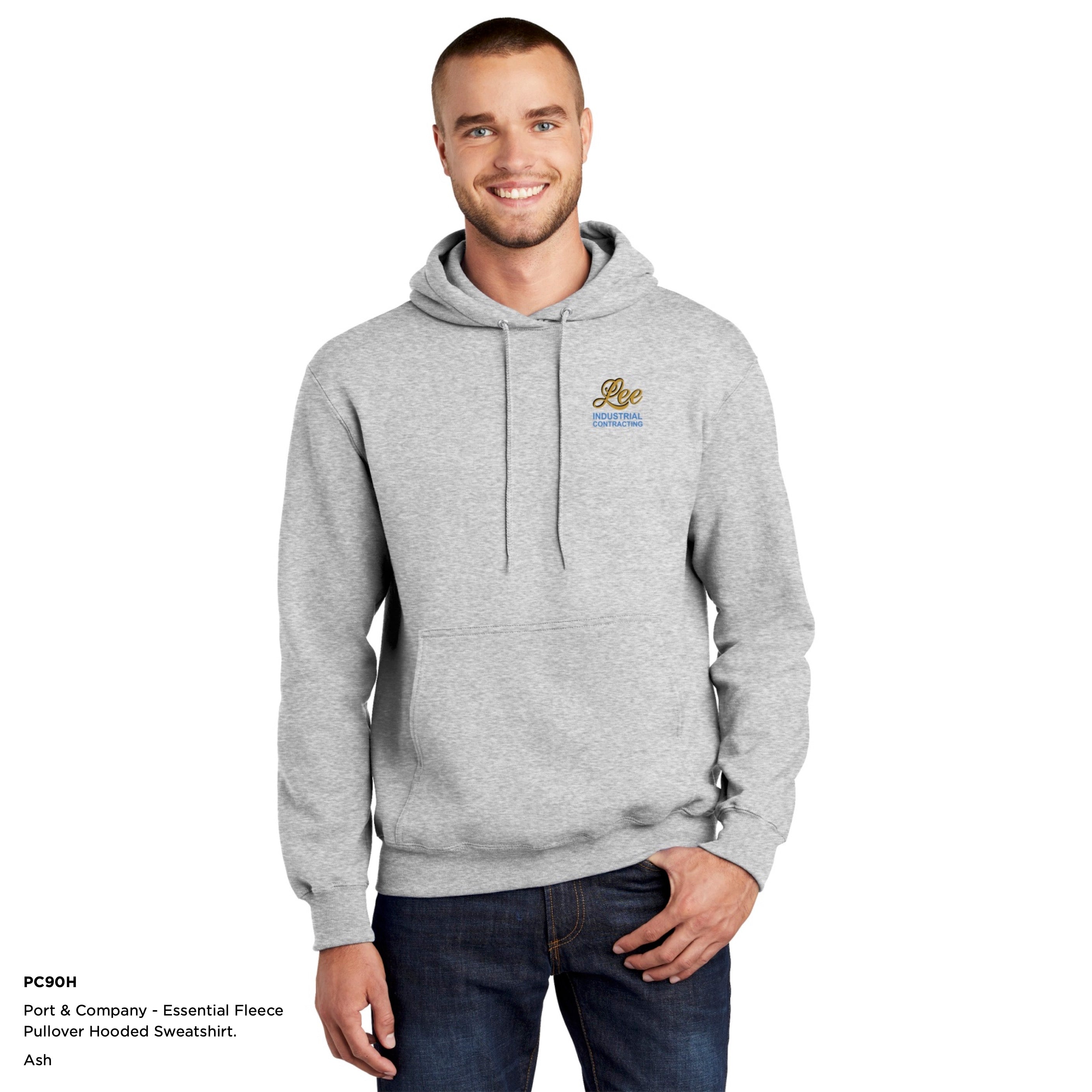 Port & Company® Tall Essential Fleece Pullover Hooded Sweatshirt - PC90HT