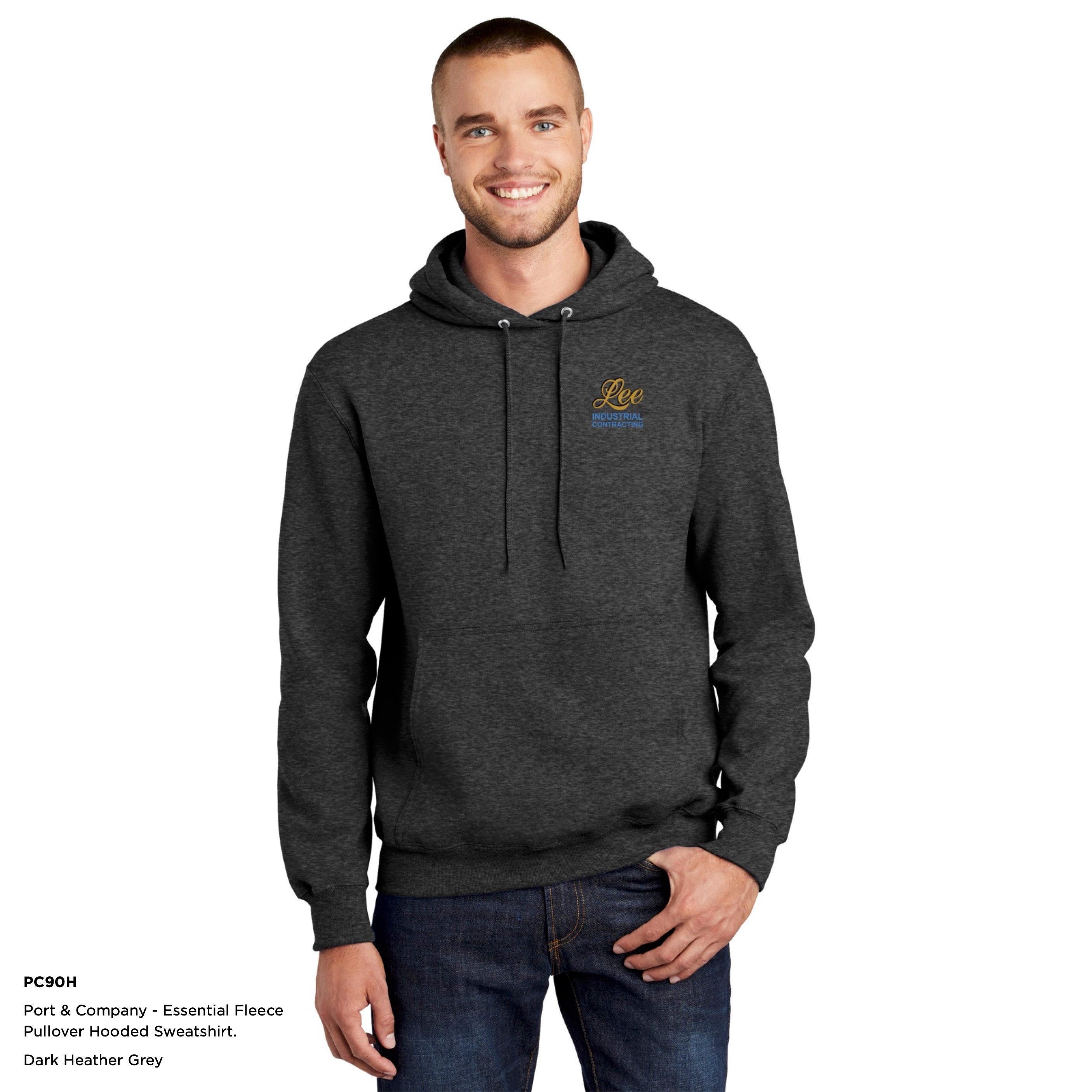 Port & Company® Essential Fleece Pullover Hooded Sweatshirt - PC90H