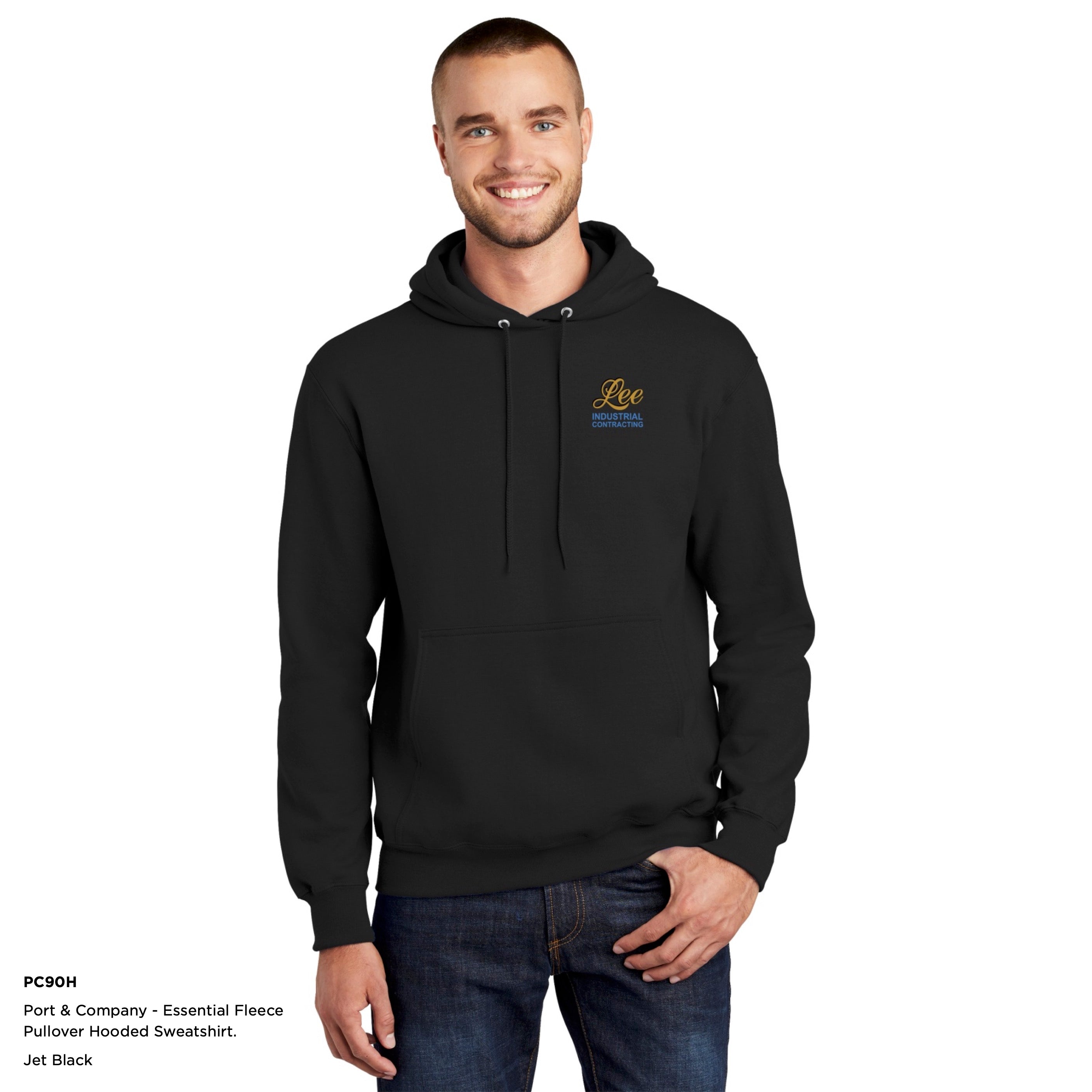 Port & Company® Tall Essential Fleece Pullover Hooded Sweatshirt - PC90HT