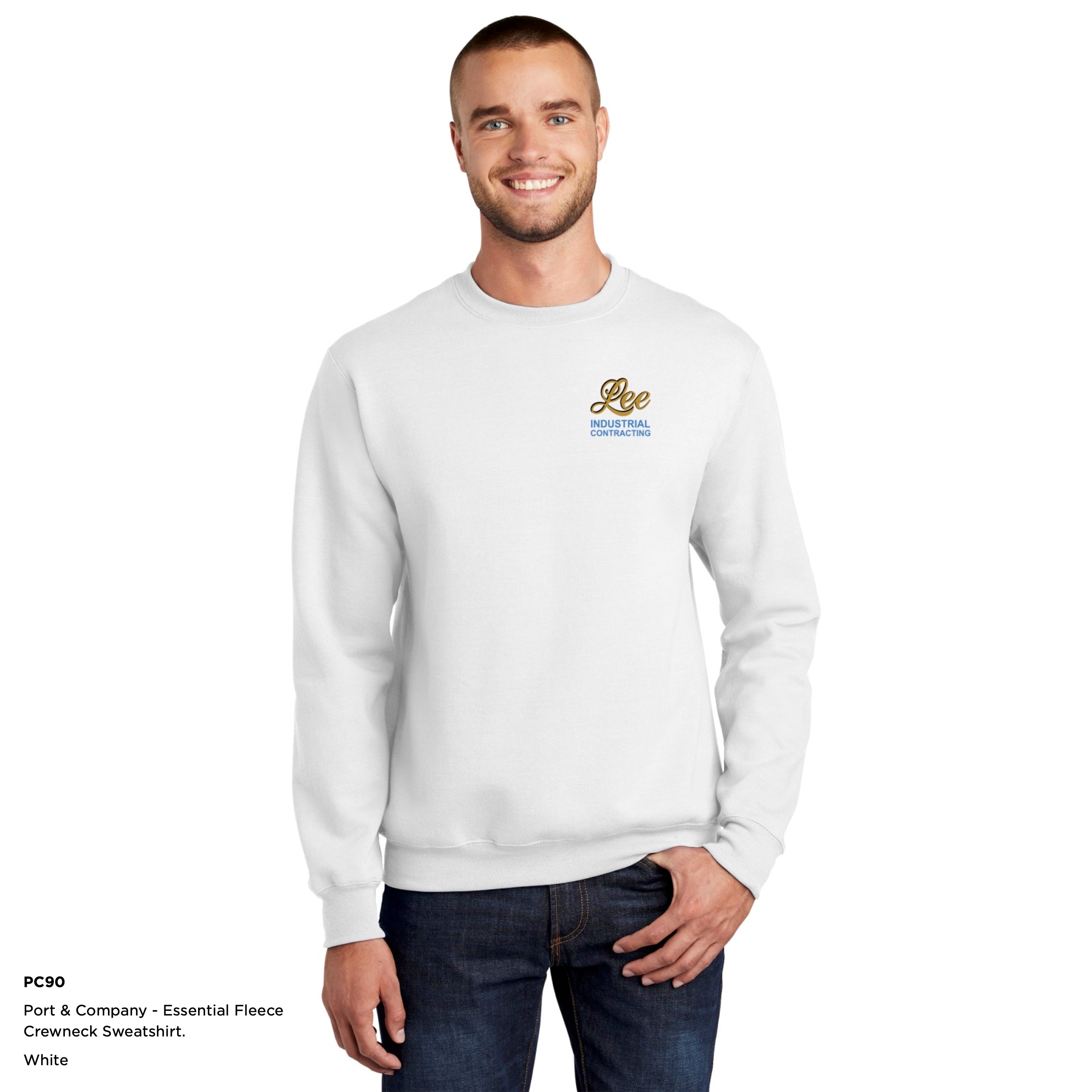 Port & Company® Essential Fleece Crewneck Sweatshirt - PC90