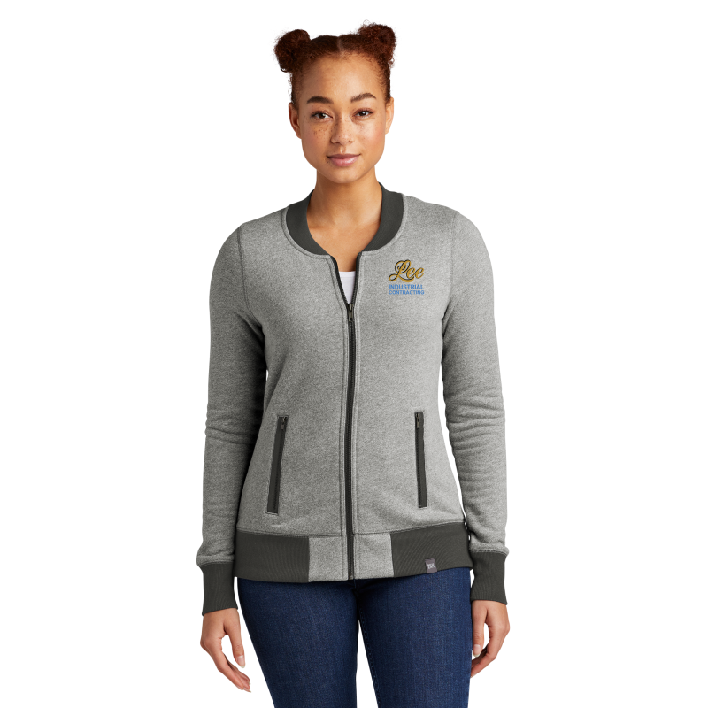 New Era® Ladies French Terry Baseball Full-Zip - LNEA503