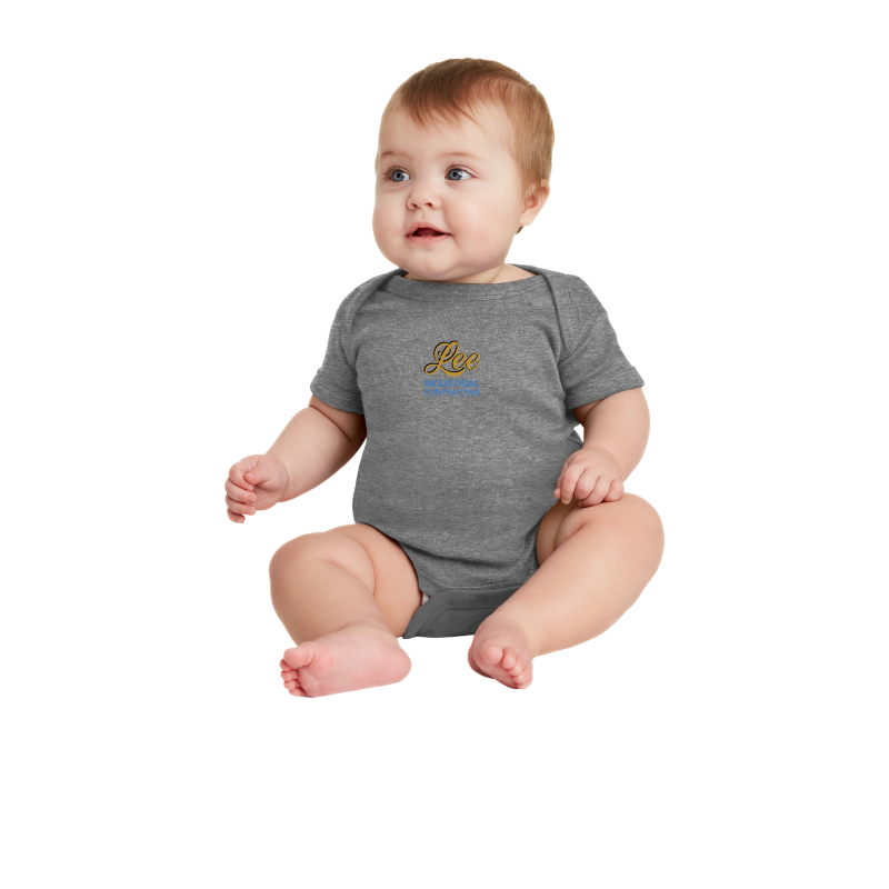 Rabbit Skins™ Infant Short Sleeve Baby Rib Bodysuit - RS4400