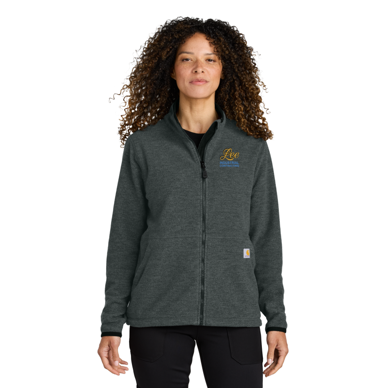 Carhartt® Ladies Textured Full-Zip Fleece Jacket - CT106419