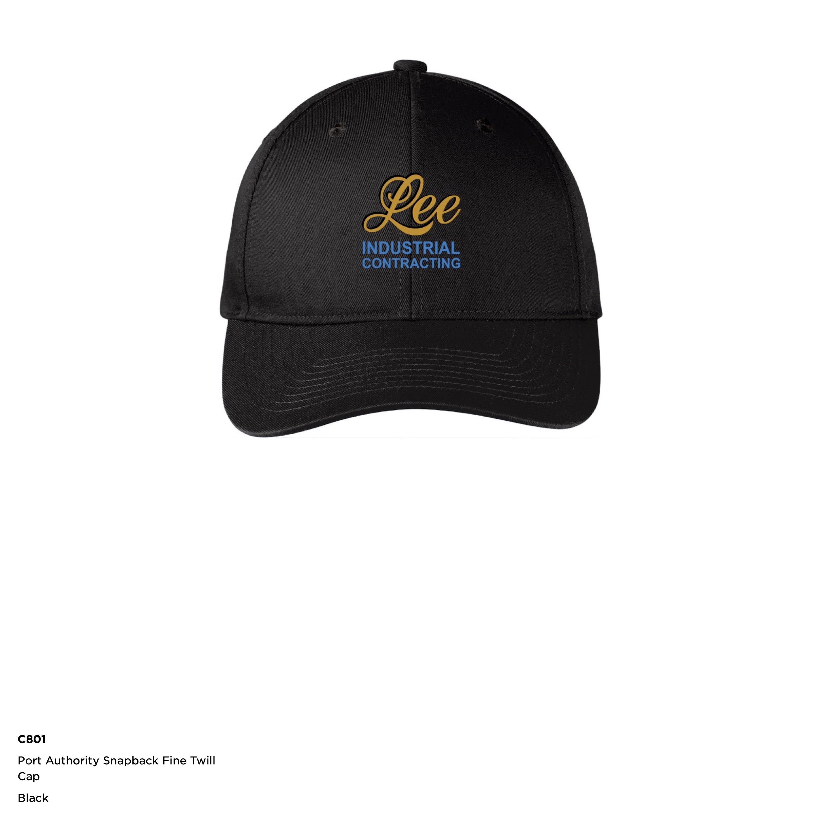 Port Authority ® Snapback Fine Twill Cap - C801