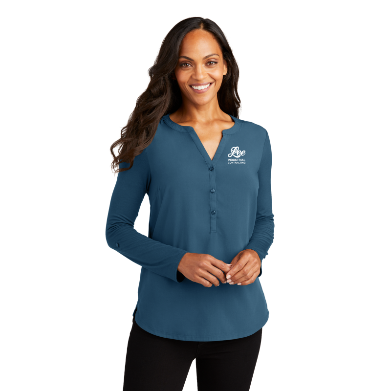 Port Authority® Ladies Concept Henley Tunic - LK5432