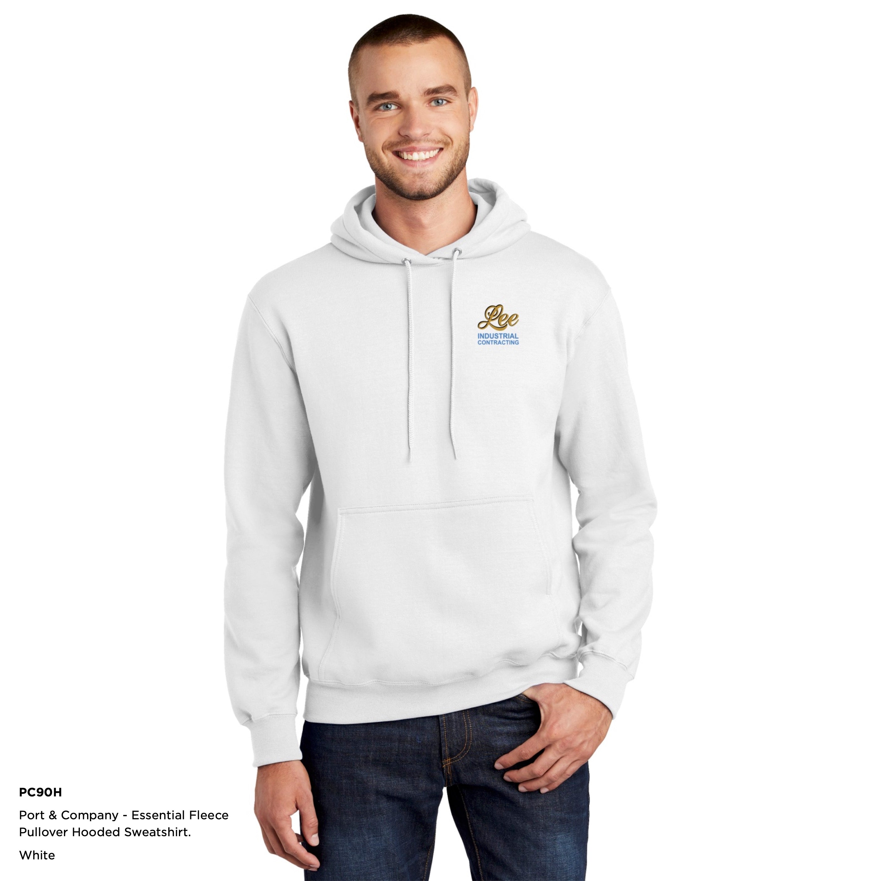 Port & Company® Tall Essential Fleece Pullover Hooded Sweatshirt - PC90HT